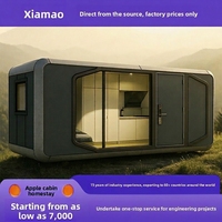 Maisons mobiles préfabriquées intégrées en aluminium de style capsule spatiale, cabines de villégiature portables pour hôtels dans les zones touristiques