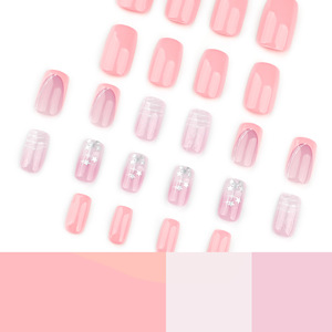 <span class=keywords><strong>Uñas</strong></span> Postizas Acrílicas <span class=keywords><strong>de</strong></span> Colores Mixtos, <span class=keywords><strong>Diseño</strong></span> Francés Largo y Cuadrado, Fáciles <span class=keywords><strong>de</strong></span> Aplicar, 24 Piezas, Venta al Por Mayor, Cobertura Total, para Salón <span class=keywords><strong>de</strong></span> Belleza - Product Image 4