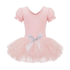 ชุดบัลเลต์เด็กผู้หญิง แขนสั้น กระโปรงผ้าทูล ชุดเต้นรำ ชุดแสดงบนเวที - Product Image 3