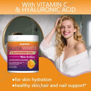 Aeglewell <span class=keywords><strong>L</strong></span>-glutatión reducido <span class=keywords><strong>L</strong></span> glutatión 99% polvo piel glutatión polvo suplemento para blanquear la piel - Product Image 3