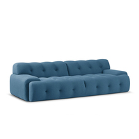 Ensemble de canapés carrés modernes en tissu YUANCHANG avec pieds en acier inoxydable, meubles de salon
