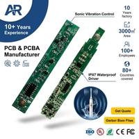 Fabricant de prototypes de circuits imprimés pour brosses à dents électriques, service d'assemblage SMT OEM, certifié FCC/CE, MOQ 10 pièces