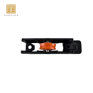 Roulettes de fenêtre coulissante traditionnelles à faible <span class=keywords><strong>bruit</strong></span>, roulettes en nylon pour porte coulissante en verre, roulettes de fenêtre coulissante noires givrées pour villa - Product Image 3