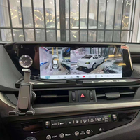 Radio Android de 12.3 Pulgadas con GPS, Navegación, Pantalla Táctil para Auto, Reproductor de DVD, Carplay para Lexus ES 2018-2021, Cámara de Reversa, Tablero