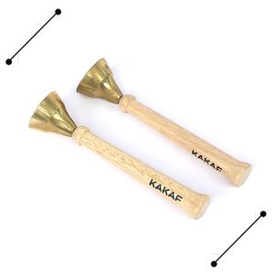 Orff <span class=keywords><strong>Instrument</strong></span> Melody Bell mengetuk instrumen musik dengan pegangan kayu alat bantu mengajar - Product Image 1