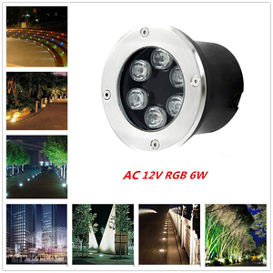ไฟใต้ดิน LED สแตนเลส 1W 3W 5W 6W 9W 12W IP65 แบบฝังพื้น สำหรับสวน แสงเดย์ไลท์ 5000K - Product Image 2