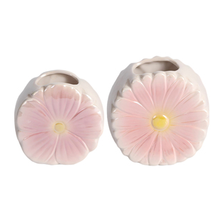 Keramik-Kirschblüten-Kerzenhalter Rosa Farbverlauf Blumen-Teelichthalter Frühlings-Feiertags-Hochzeits-Tischdekoration - Product Image 6