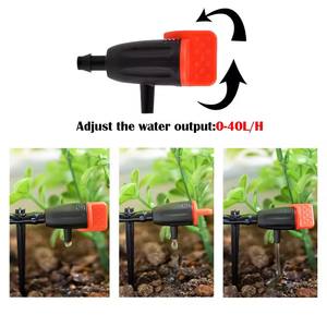 Système d'irrigation goutte à goutte réglable en PVC rouge-orange à connexion rapide pour plantes succulentes en pot, balcon et usage domestique - Product Image 5