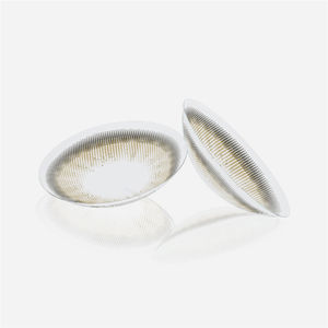 Vente en gros de lentilles de contact colorées très confortables, cercle de lentilles de contact de 14.3mm demi-année, baies, myrtille, couleur naturelle noire - Product Image 1