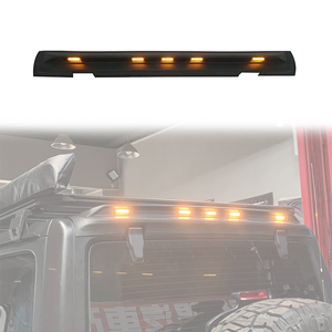 LUMA Offres Spéciales Accessoires <span class=keywords><strong>Auto</strong></span> 4x4 Support de Pare-Soleil Arrière avec Éclairage pour Jeep Wrangler JL 2018+ - Product Image 1