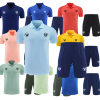 Camiseta de Fútbol Personalizada, Transpirable, de Secado Rápido, de Poliéster, Uniforme de Equipo para Adultos, Impresión por Sublimación, Nombre y Número, Local y Visitante