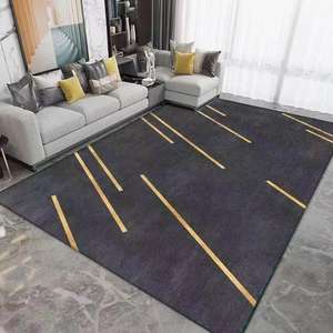 Moderno nórdico turco árabe grande poliéster antideslizante ecológico geométrico impreso área alfombra para oración sala de estar pasillo alfombra - Product Image 4