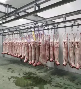 Mesin penyembur kambing lengkap, peralatan rumah pemotongan daging kambing Halal