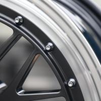 Jantes de voiture en alliage d'aluminium gris à profil profond 17 18 19 20 22 24 pouces, jantes forgées 5x100 5x114.3 M3504 pour voitures particulières