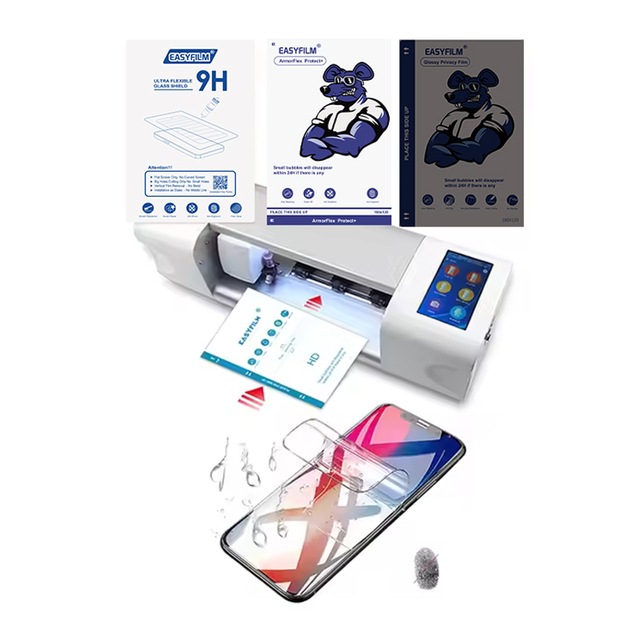 For iPhone 13 14 15 Pro Max Screen Protector with Hydrogel Film Cutting Machine for Mobile Phone Use Hydrogel Film