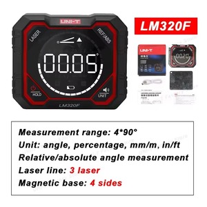 UNI-T LM320F Digital Angle Meters Four-side Magnets Protractor Magnetic Inclinometer Angle Tester Bevel Box <b>Measuring</b> <b>Tools</b> - Product Image 4