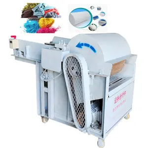 Máquina de reciclaje de algodón usado para residuos de ropa, trituradora de tela de hoja antigua, máquina de apertura de fardos de algodón, precio