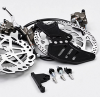 Kit Freno a Disco Idraulico Anteriore/Posteriore Surron Ultra-Bee/LBX/Light-Bee X in Alluminio CNC - Modifica E-Bike ad Alte Prestazioni
