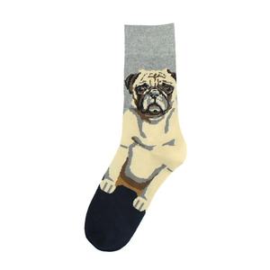 Vente en gros Funky French Bulldog Animal <span class=keywords><strong>Chaussettes</strong></span> Hommes Coloré Fou Heureux Drôle Coton Crew <span class=keywords><strong>Chaussettes</strong></span> - Product Image 2