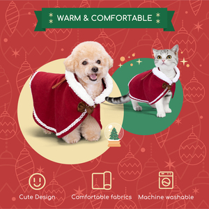 Nobleza simpatico cane di natale Costume mantello e cappello per il capodanno cinese festivo Pet Outfit - Product Image 6