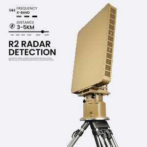 ระบบตรวจจับโดรน X Band ระยะ 5 กม. ระบบเรดาร์ตรวจจับโดรนบนภาคพื้นดิน เรดาร์ UAV สำหรับพื้นที่อากาศ 24/7 - Product Image 1