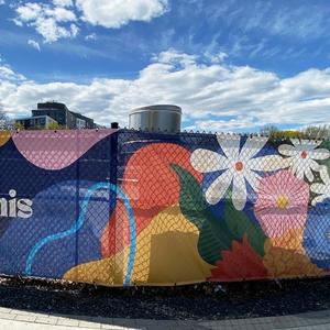 ที่คลุมสวนรั้วตาข่ายพีวีซีออกแบบได้ตามต้องการสำหรับพืชและป่าไม้รั้วกลางแจ้ง - Product Image 5