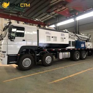 Howo Vrachtwagen Gemonteerd Booreiland 500M Diepte 300Mm Diameter Roterende 50kw Dieselmotor Hydraulische Waterput Boorinstallatie - Product Image 3