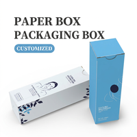 Boîtes d'emballage en papier cosmétique avec logo personnalisé, boîtes en carton recyclables pour sérum, rouge à lèvres, produits de soin de la peau