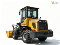 Nuova Pala Gommata Compatta Dongcheng 928 con Motore Kubota, EPA EURO 5, Carico Nominale 1,5 Tonnellate con Benna per Allevamenti e Fattorie