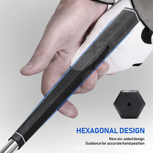 Hexagonal <b>Golf</b> Grip Rubber Putter Grip Standard Size Non-Slip For <b>Golf</b> Club Practice - Product Image 2