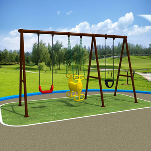Ensemble de balançoires multifonctionnelles d'extérieur pour aire de jeux familiale - Équipement de jeu d'<span class=keywords><strong>escalade</strong></span> et d'expansion pour enfants - Product Image 5