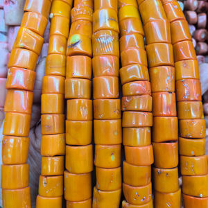 Perles en pierre semi-précieuse corail noir, forme colonne irrégulière, 15 mm, pour la fabrication de bijoux, modèle <span class=keywords><strong>JADEAR</strong></span> 240410 - Product Image 2