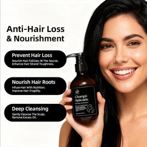 Champú <span class=keywords><strong>Anticaída</strong></span> Intenso al por Mayor de Fábrica con Extractos Herbales, Champú <span class=keywords><strong>Anticaída</strong></span> con Proteína de Trigo y Hierbas Asiáticas - Product Image 4