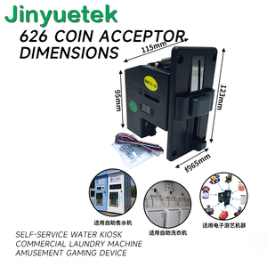 Aceptador de Monedas Múltiples JY-626 para Máquinas de Juego Comerciales y Sistemas de Venta Automática con Memoria para 6 Monedas, Electrónico y Multid denominación - Product Image 3