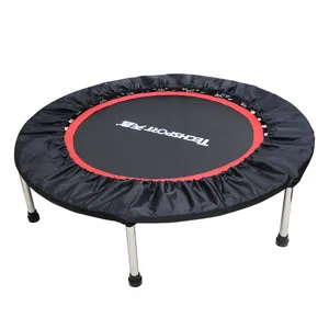 Toptan katlanır fitnes trambolini Mini egzersiz Rebounder jimnastik ekipmanları Fitness Mini trambolin