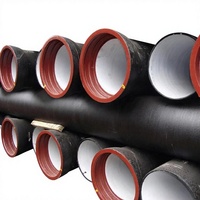 Tuyau en fonte ductile DN150-2600mm à double bride pour circulation d'eau de refroidissement industrielle - Vente chaude