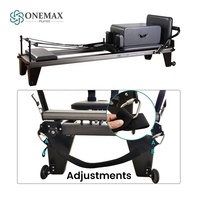 ONEMAX Reformer de Pilates Premium en alliage d'aluminium de qualité aéronautique, réglable, multifonction, faible bruit, longue durée de vie