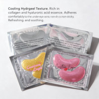 Masque et patchs pour les yeux en gel de cristal PDRN avec logo personnalisé, éclaircissant, raffermissant, anti-rides, hydratant, blanchissant, soin de la peau sous les yeux