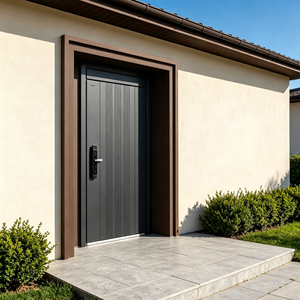 Portes <span class=keywords><strong>d</strong></span>'<span class=keywords><strong>entrée</strong></span> principales de sécurité pour maison, villa, résidence, extérieur, en fer, métal, acier, aluminium, verre, <span class=keywords><strong>moins</strong></span> chères - Product Image 2
