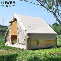 Meilleur prix, tente gonflable de luxe pour le camping, imperméable, tente d'air en tissu Oxford, tente d'air pour le camping
