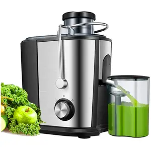 Juicer Machine 500W Centrifugal Juicer Extractor with Wide Mouth 65MM Feed Chute for Fruit Vegetable