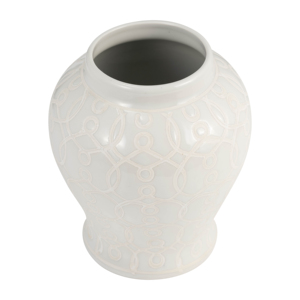 Vaso in Ceramica con Coperchio, Decorazione Classica per la Casa, Design Tradizionale per Soggiorno, Vaso Decorativo - Product Image 4