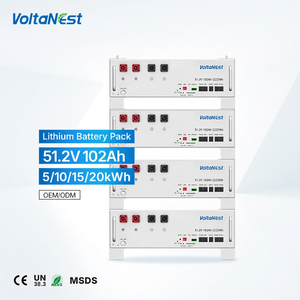 Paket Baterai VoltaNest Lithium 51.2V 100Ah 200Ah 314Ah 5.12kWh 10KWH 15KWH 16kWh 20KWH Penyimpanan Energi Rakitan - Product Image 1