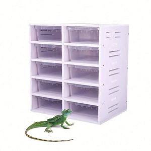 Cage de reproduction pour reptiles avec tiroir d'escalade, combinaison Shougong, pour scorpions, grenouilles cornées, tortues, serpents, écologique - Product Image 1