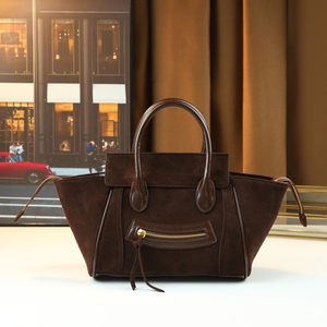 Sac à main portable tendance style rétro avec visage souriant, nouvelle collection mode européenne et américaine - Product Image 1