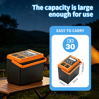 Système de stockage d'énergie solaire mobile 300W, station d'alimentation portable pour le camping en plein air et la maison, Lifepo4, station d'alimentation solaire portable pas chère