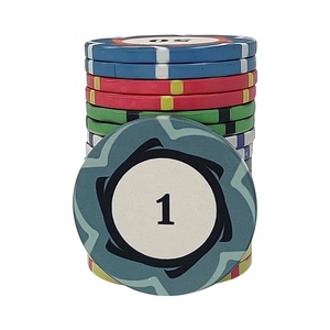 Großhandel Bunte 10g Keramik-<span class=keywords><strong>Pokerchips</strong></span> 39mm Günstige Individuelle Logo-Designs mit Eigenem Nennwert für Andere Glücksspielprodukte - Product Image 5