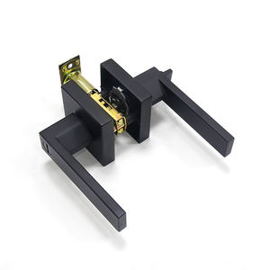 Poignée de passage de salle de bain moderne australienne américaine en alliage de zinc à trois barres système de <span class=keywords><strong>verrouillage</strong></span> domestique intérieur pour portes et fenêtres - Product Image 3