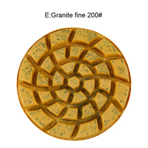 Disques de polissage diamantés humides de 100 mm, disques abrasifs <span class=keywords><strong>pour</strong></span> le ponçage du marbre, du béton, du terrazzo, des pierres, disques de meulage, outil de polissage de sol - Product Image 6