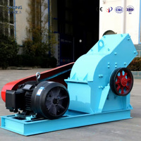 Broyeur à marteaux multifonctionnel portable avec roues, moteur 380V pour le broyage de déchets de bois et de blocs de bois, engrais organique